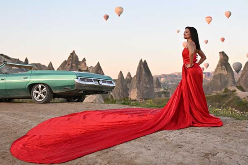Cappadocia Photo Shooting With Flying  Dress - 3
